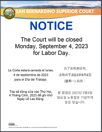 Closed Monday, September 4, 2023