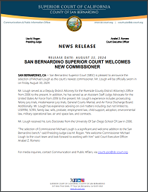 SBSC Welcomes New Commissioner Michael Lough